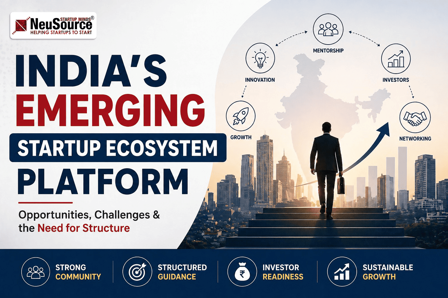 India’s Emerging Startup Ecosystem Platform: Growth, Opportunities & Challenges