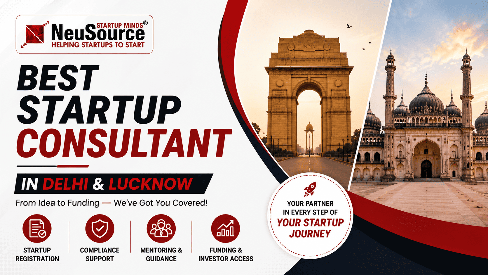 Best Startup Consultant in Delhi & Lucknow: From Startup Registration to Funding Support