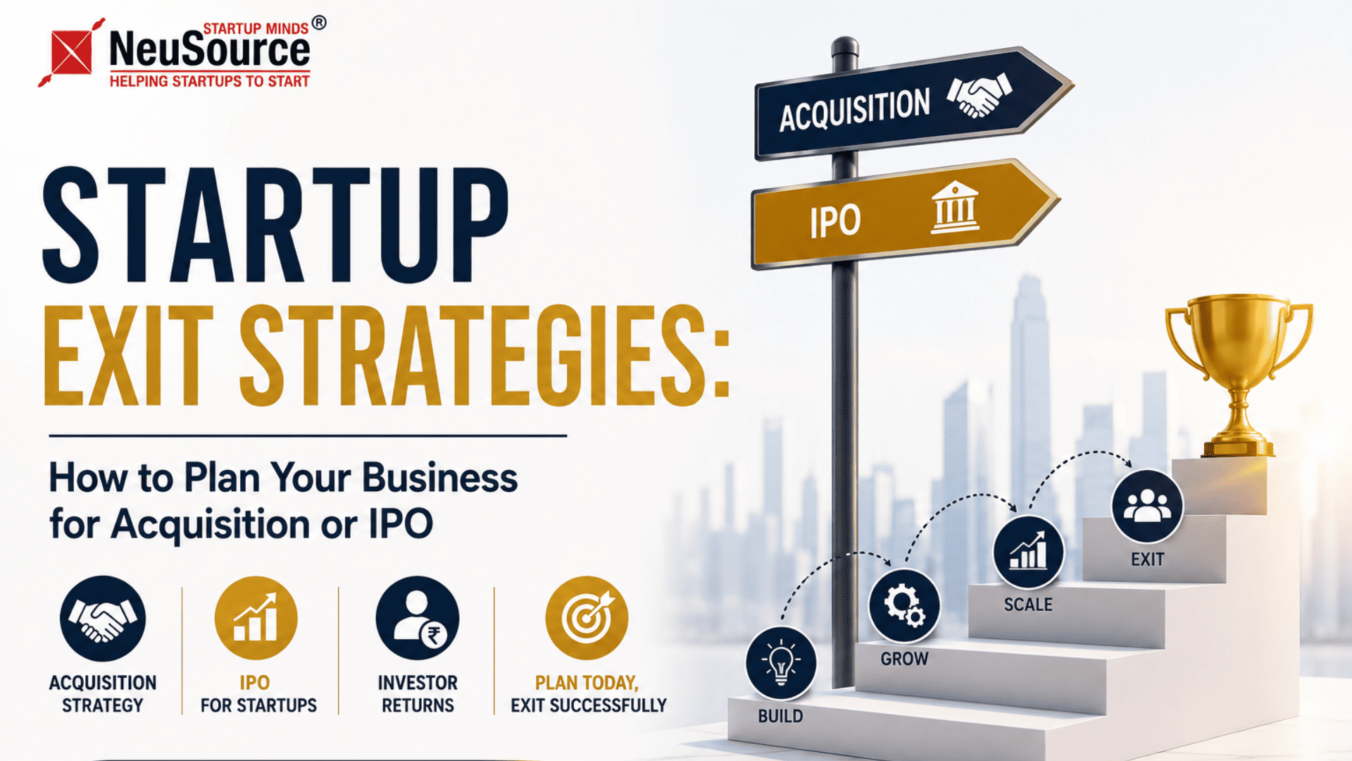 Startup Exit Strategies: How to Plan for Acquisition or IPO in 2026