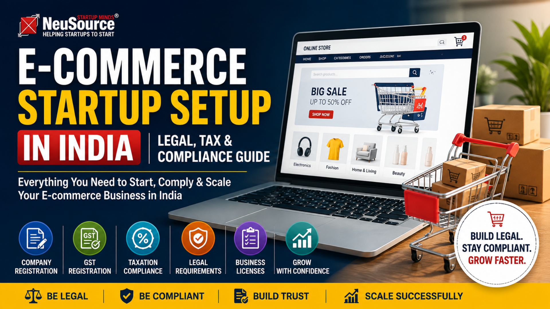 E-commerce Startup Setup in India: Legal, Tax & Compliance Guide 2026